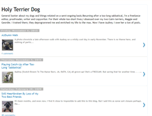 Tablet Screenshot of holyterrierdog.blogspot.com