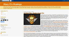 Desktop Screenshot of maryomusings.blogspot.com