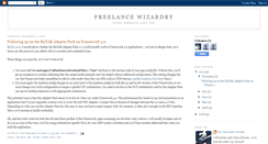 Desktop Screenshot of freelance-wizardry.blogspot.com