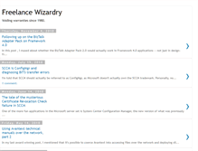 Tablet Screenshot of freelance-wizardry.blogspot.com