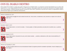 Tablet Screenshot of coneldiablodentro.blogspot.com