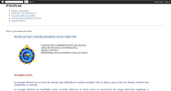 Desktop Screenshot of operadoreselectricos.blogspot.com