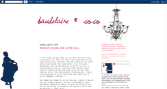 Desktop Screenshot of baudelaireandcoco.blogspot.com