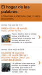 Mobile Screenshot of elhogardelaspalabras.blogspot.com