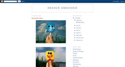 Desktop Screenshot of designobsessed.blogspot.com