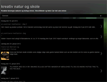 Tablet Screenshot of kreativogskole.blogspot.com