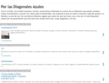 Tablet Screenshot of diagonalesazules.blogspot.com
