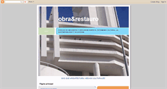 Desktop Screenshot of obrayrestauro.blogspot.com