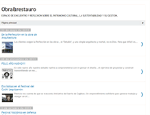 Tablet Screenshot of obrayrestauro.blogspot.com