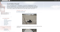 Desktop Screenshot of lostsolesfound.blogspot.com