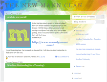Tablet Screenshot of newmannclann.blogspot.com