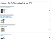 Tablet Screenshot of cortezyciarefrigeracion.blogspot.com