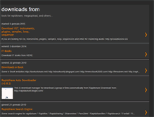 Tablet Screenshot of downloadsfrom.blogspot.com