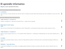 Tablet Screenshot of elaprendizinformatico.blogspot.com