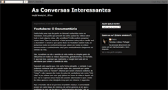 Desktop Screenshot of conversasinteressantes.blogspot.com