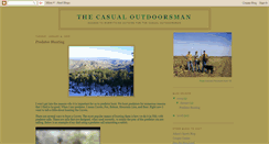 Desktop Screenshot of casualoutdoorsman.blogspot.com