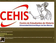 Tablet Screenshot of cehis-unmsm.blogspot.com