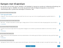 Tablet Screenshot of kampenmottilvaerelsen.blogspot.com