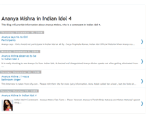 Tablet Screenshot of ananyamishra-indianidol4.blogspot.com