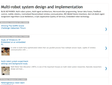 Tablet Screenshot of multi-robot-system.blogspot.com