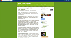 Desktop Screenshot of fourpinesquilting.blogspot.com