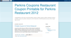 Desktop Screenshot of perkinsrestaurantcoupon.blogspot.com