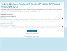 Tablet Screenshot of perkinsrestaurantcoupon.blogspot.com