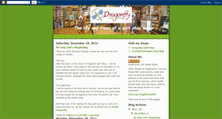 Desktop Screenshot of dragonflyquiltshop.blogspot.com