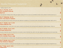 Tablet Screenshot of alaskaprincesscruisetour.blogspot.com