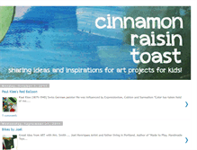 Tablet Screenshot of cinnamonraisintoast.blogspot.com