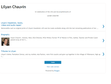 Tablet Screenshot of lilyanchauvin.blogspot.com