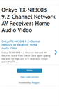 Mobile Screenshot of onkyo-tx-nr3008.blogspot.com