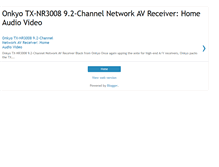 Tablet Screenshot of onkyo-tx-nr3008.blogspot.com