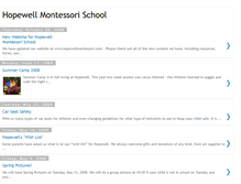 Tablet Screenshot of hopewellmontessori.blogspot.com