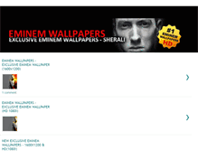 Tablet Screenshot of eminemwallpapers.blogspot.com
