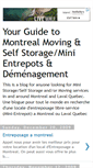 Mobile Screenshot of minientrepotsmontrealselfstorage.blogspot.com