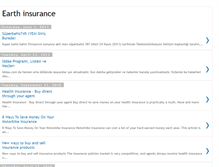 Tablet Screenshot of earth-insurance.blogspot.com