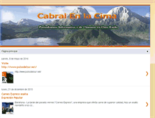 Tablet Screenshot of cabralenlacima.blogspot.com