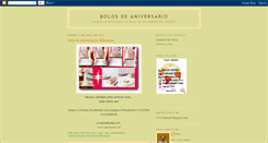 Desktop Screenshot of bolosdeaniversario.blogspot.com