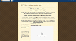 Desktop Screenshot of fpcmexicooutreach2010.blogspot.com