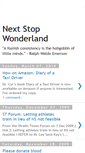 Mobile Screenshot of next-stop-wonderland.blogspot.com