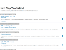 Tablet Screenshot of next-stop-wonderland.blogspot.com