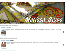 Tablet Screenshot of melissasews.blogspot.com