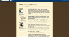 Desktop Screenshot of earnbigcashmoney.blogspot.com