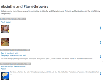 Tablet Screenshot of absintheandflamethrowers.blogspot.com