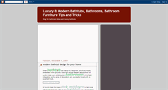 Desktop Screenshot of luxuryandmodernbathtubs.blogspot.com