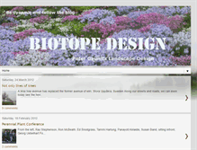 Tablet Screenshot of biotopedesign.blogspot.com