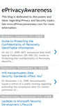 Mobile Screenshot of eprivacyawareness.blogspot.com