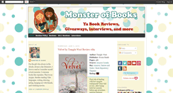 Desktop Screenshot of monsterofbooks.blogspot.com