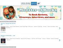 Tablet Screenshot of monsterofbooks.blogspot.com